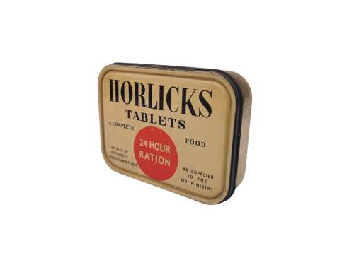 WW2 RAF 24 HR HORLICKS EMERGENCY RATION TIN - EMPTY