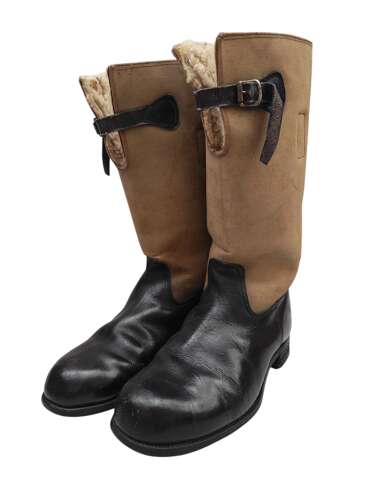 WW2 RAF 39 PATTERN FLYING BOOTS - Sz7 - Dated /39 - Battle of Britain period