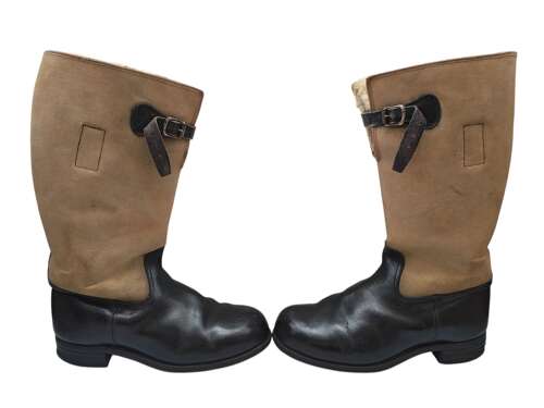 WW2 RAF 39 PATTERN FLYING BOOTS - Sz7 - Dated /39 - Battle of Britain period