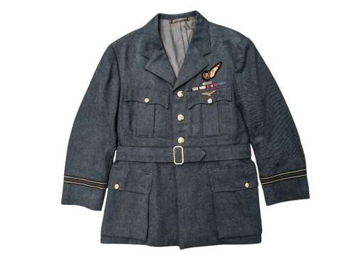 Post-WW2 RAF OFFICERS SD TUNIC - NAMED 