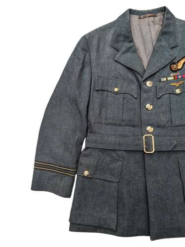 Post-WW2 RAF OFFICERS SD TUNIC - NAMED 
