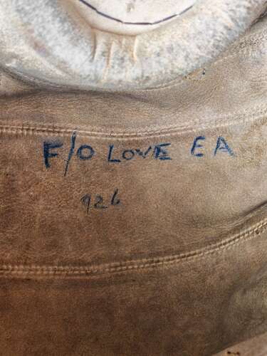 WW2 RAF 1st pattern C-type flying helmet set - NAMED - F/O LOVE EA