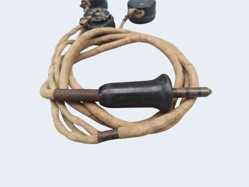 WW2 RAF external flying helmet wiring loom - complete