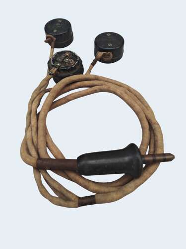 WW2 RAF external flying helmet wiring loom - complete
