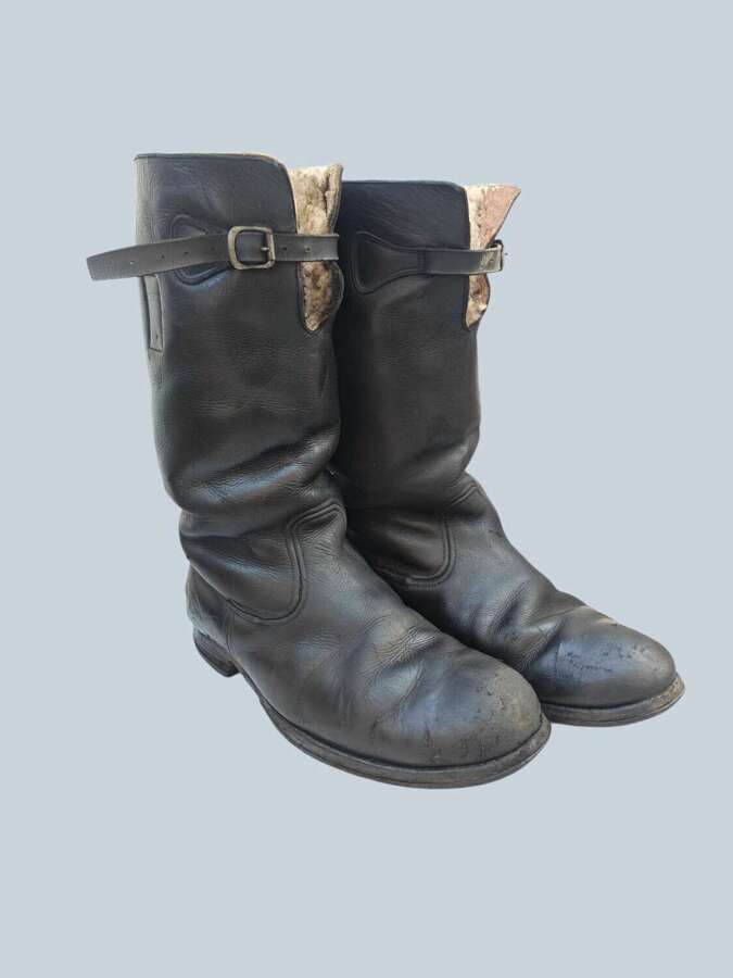 WW2 RAF 36 Pattern Flying Boots - Sz9 - Dated /39 - Battle of Britain period