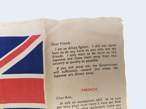 WW2 RAF BLOODCHIT 17 LANGUAGES - BURMA THEATRE
