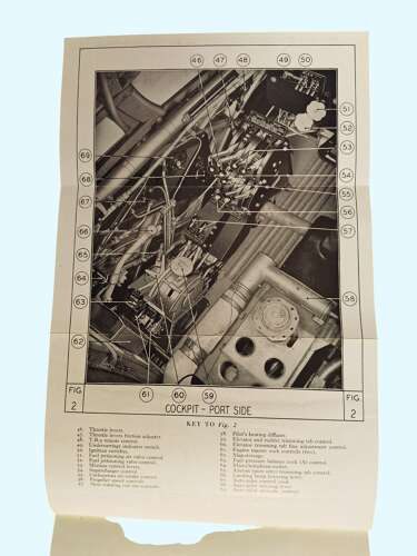 WW2 RAF WELLINGTON III - XVIII PILOT'S NOTES - /44 dated