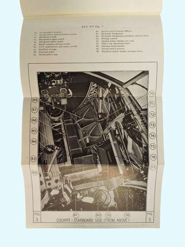 WW2 RAF WELLINGTON III - XVIII PILOT'S NOTES - /44 dated