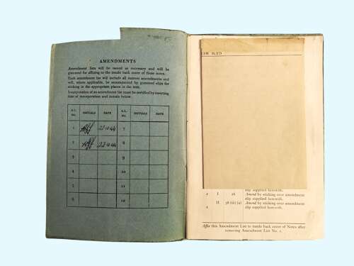 WW2 RAF WELLINGTON III - XVIII PILOT'S NOTES - /44 dated