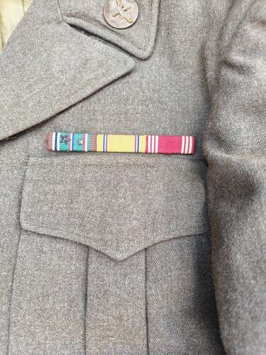 WW2 USAAF 8th AF uniform group - SGT. Merle S. Morris - 448th BG Seething