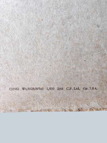 WW2 RAF Dakota I & III Pilots notes - dated /44