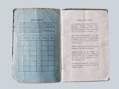 WW2 RAF Dakota I & III Pilots notes - dated /44