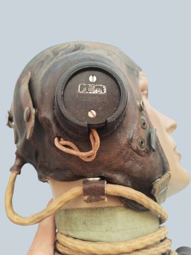 WW2 RAF 2nd PATTERN C-TYPE FLYING HELMET - Sz3