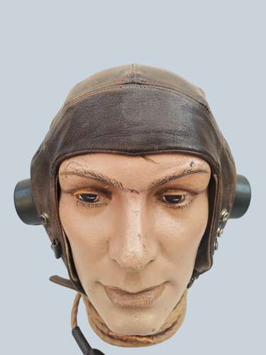 WW2 RAF 2nd PATTERN C-TYPE FLYING HELMET - Sz3