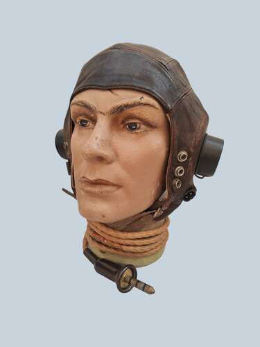 WW2 RAF 2nd PATTERN C-TYPE FLYING HELMET - Sz3