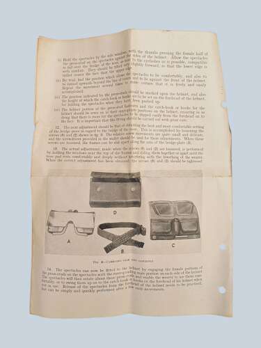 WW2 RAF MKVA Flying Spectacles