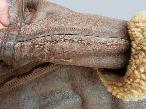 WW2 RAF Irvin sheepskin flying jacket - Early war / Battle of Britain period
