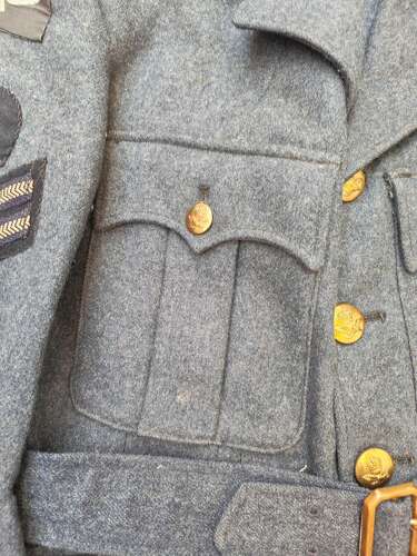 WW2 RAF Other Airmen's SD TUNIC - Wireless Operator - Dated 1941
