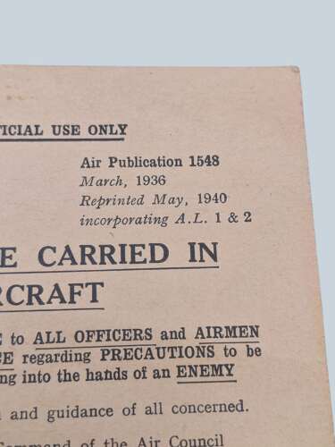 WW2 RAF - POW