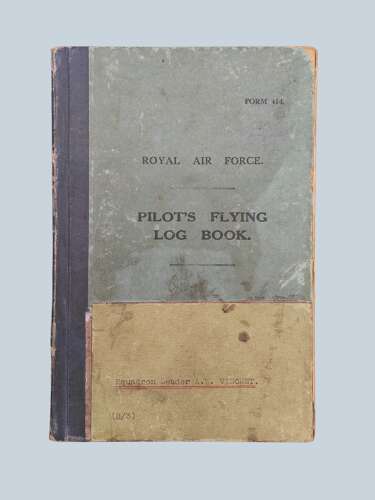 1930s/WW2 RAF Pilot's Flying Log book - Squadron Leader A.W. Vincent - 83 squadron