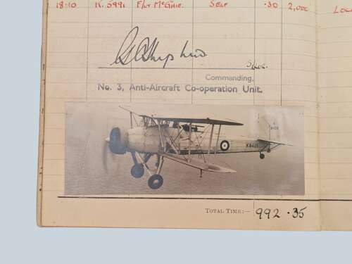 1930s/WW2 RAF Pilot's Flying Log book - Squadron Leader A.W. Vincent - 83 squadron