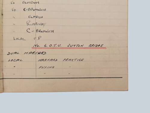 1930s/WW2 RAF Pilot's Flying Log book - Squadron Leader A.W. Vincent - 83 squadron
