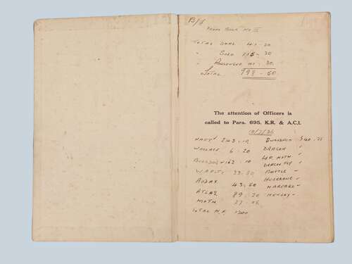 1930s/WW2 RAF Pilot's Flying Log book - Squadron Leader A.W. Vincent - 83 squadron