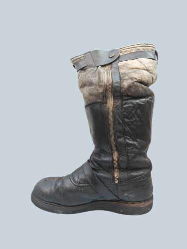 WW2 Luftwaffe Pilot/Aircrew single zip flying boots