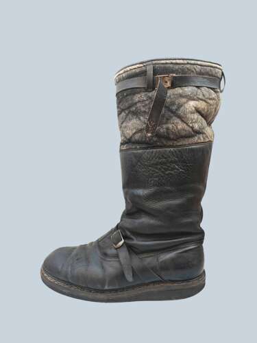 WW2 Luftwaffe Pilot/Aircrew single zip flying boots