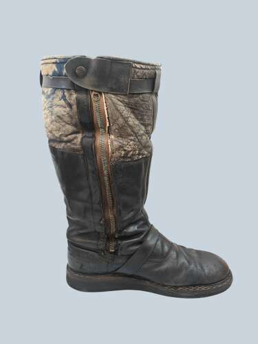 WW2 Luftwaffe Pilot/Aircrew single zip flying boots