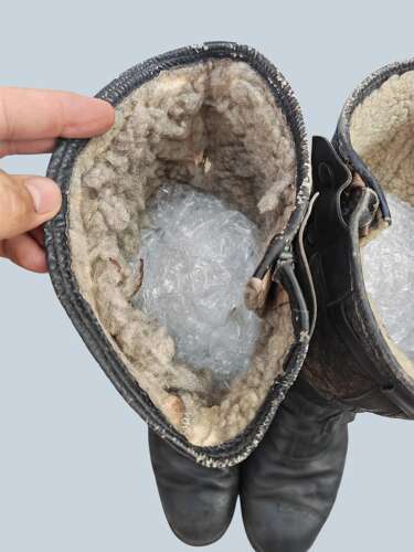 WW2 Luftwaffe Pilot/Aircrew single zip flying boots