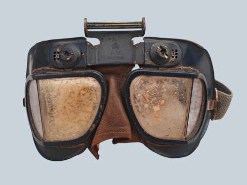 WW2 RAF MKVII Flying Goggles - Boxed